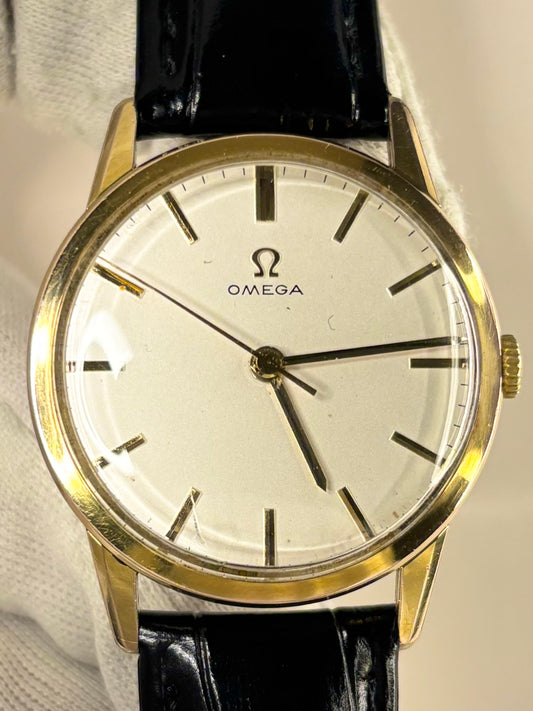 1958 Omega manual wind men’s dress watch cal. 285, ref. 14714-61, gold-plated case