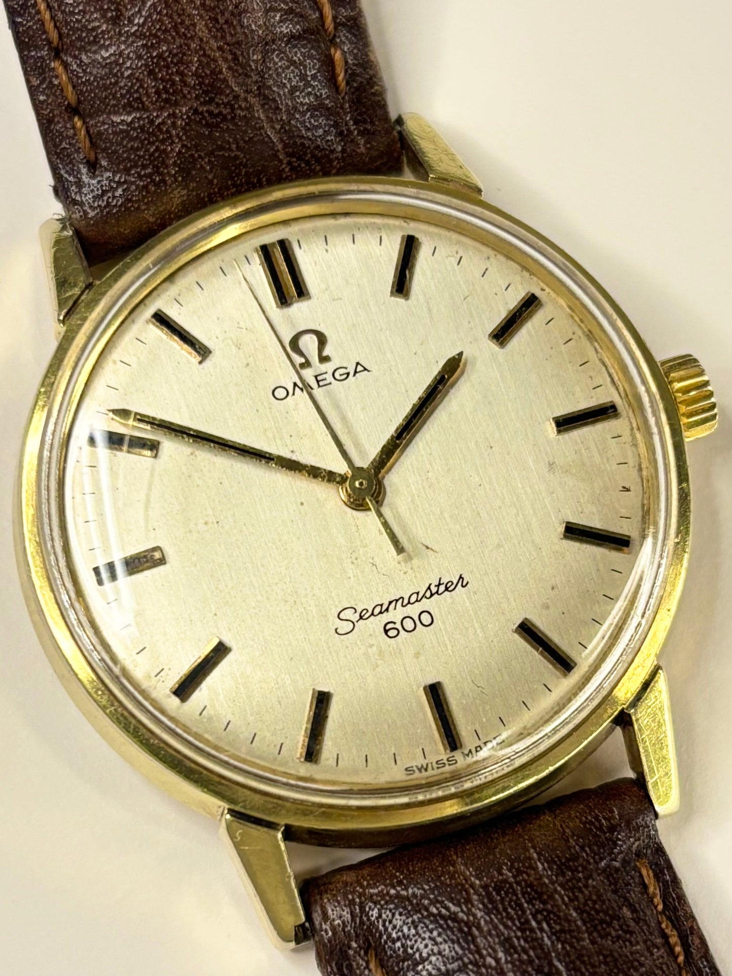 OMEGA Seamaster 600 Vintage 1960’s Men’s Manual Gold Dress Watch - 135.011 - Cal. 601