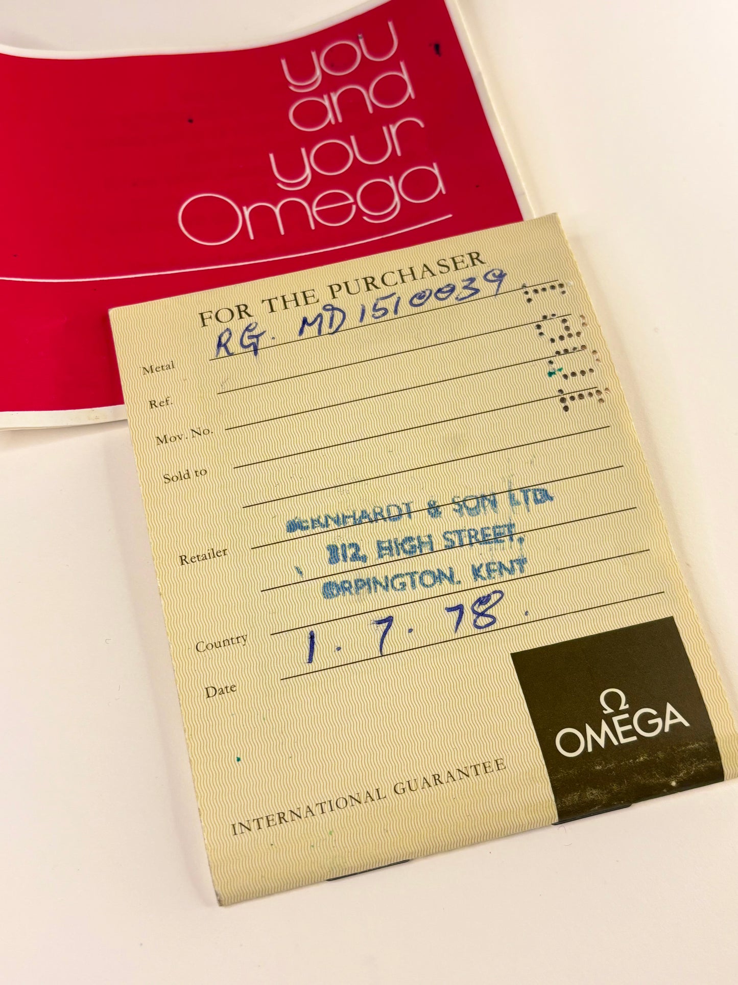 OMEGA De Ville *+PAPERS* Vintage 1970’s Men’s Automatic Gold Dress Watch - 151.0039