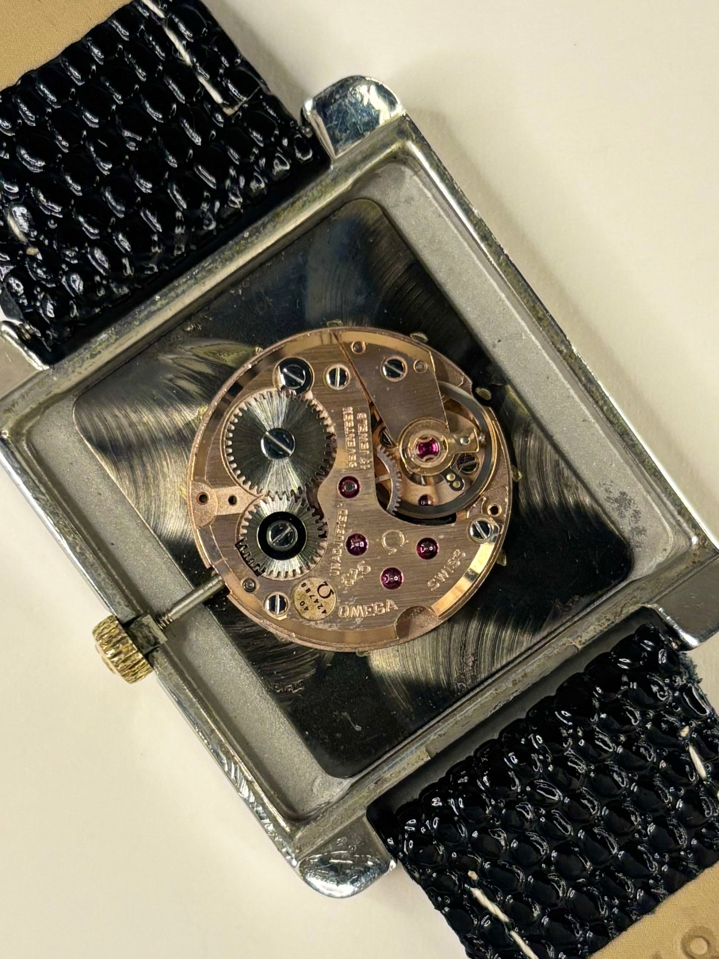 OMEGA De Ville ‘Pave D’or’ *RARE* Vintage 1970’s Men’s Manual Gold Tank Dress Watch - 111.0136