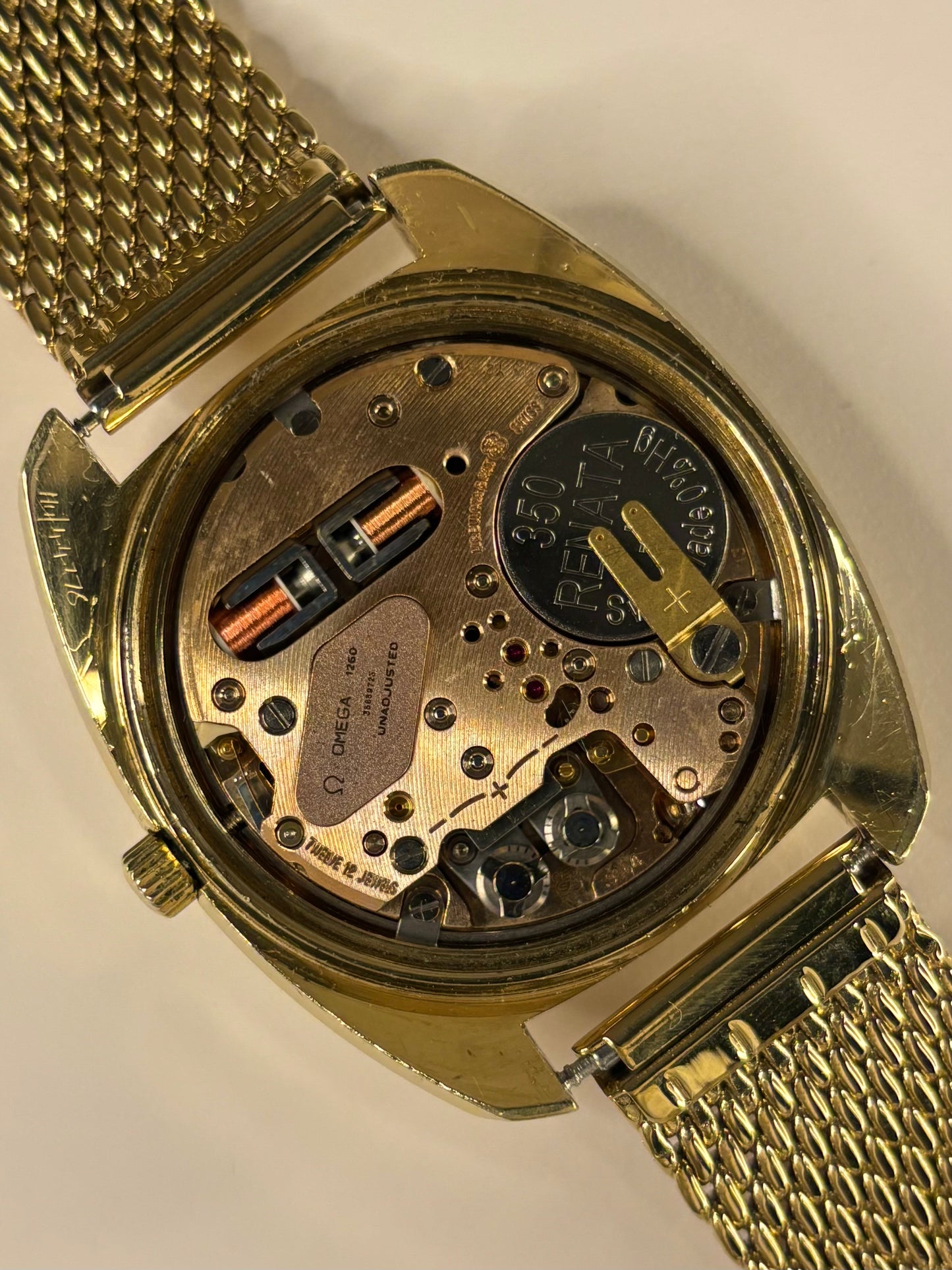 Omega Geneve f300Hz Electronic Vintage 1970’s Men’s Gold Watch - 198.031