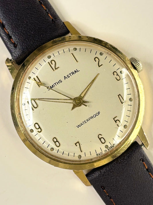 SMITHS Astral Vintage 1960’s Men’s Manual Gold Dress Watch
