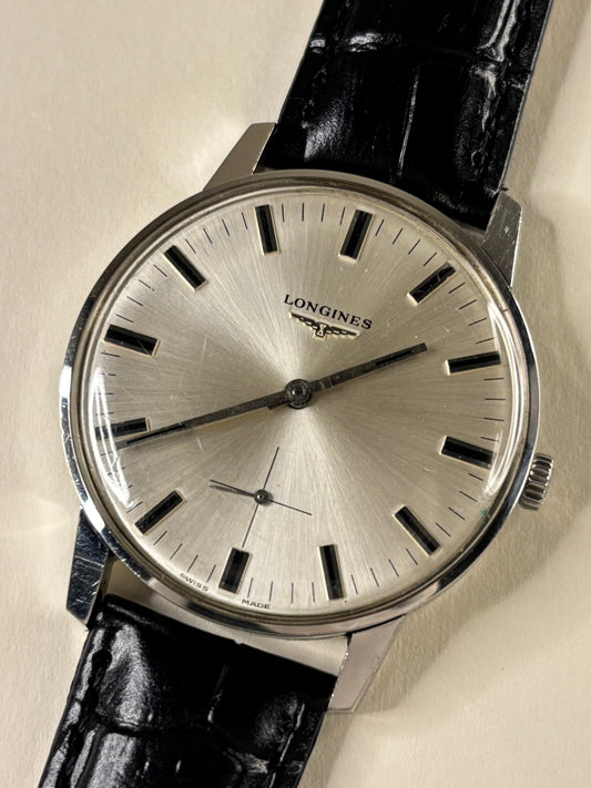 Longines Vintage 1970’s Men’s Manual Silver Dress Watch - 864 Cal. 6922