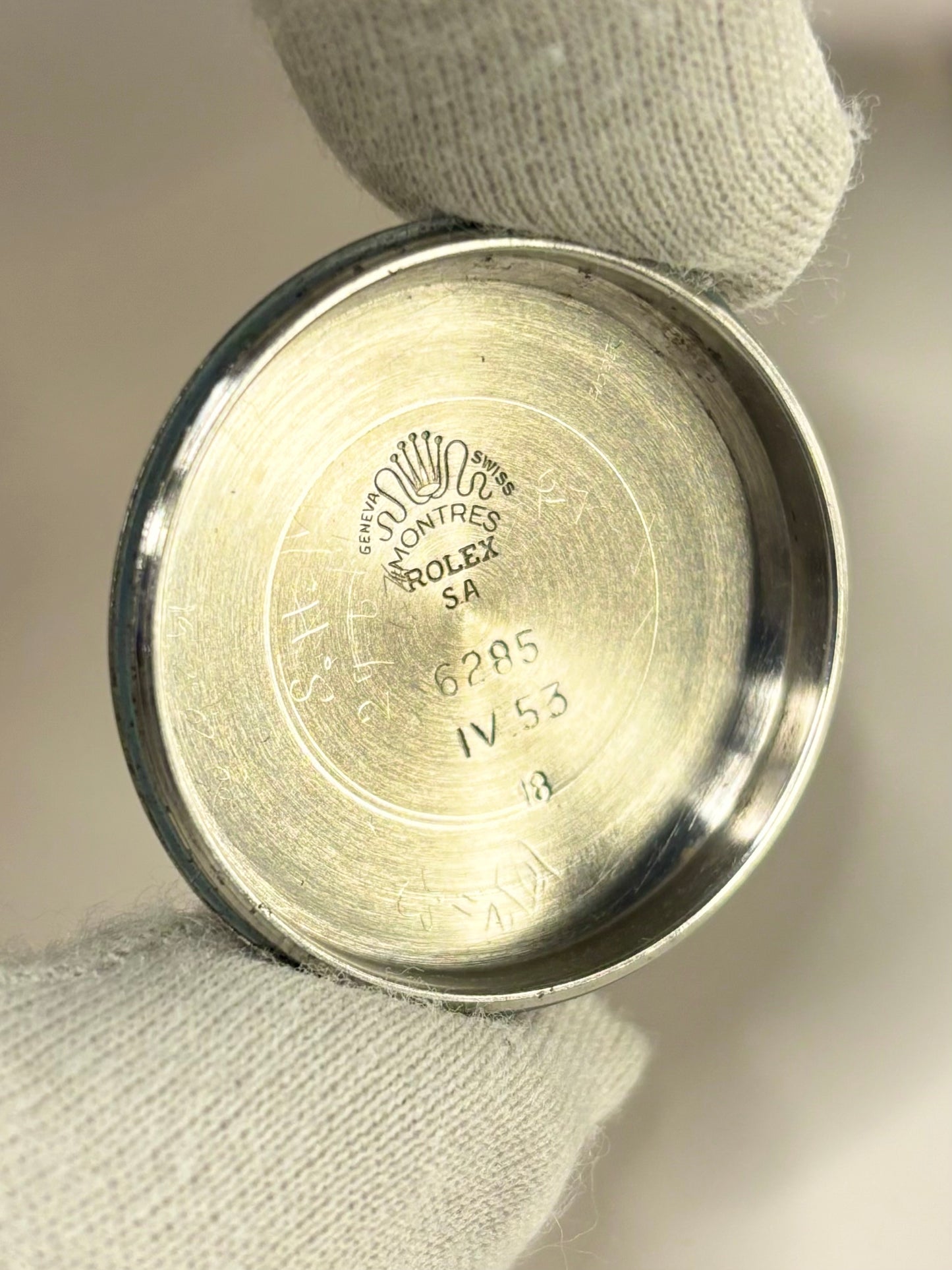 ROLEX Oyster Perpetual *RARE* ‘Semi-Bubble Back’ Vintage 1950’s Automatic Gold Dress Watch - 6285