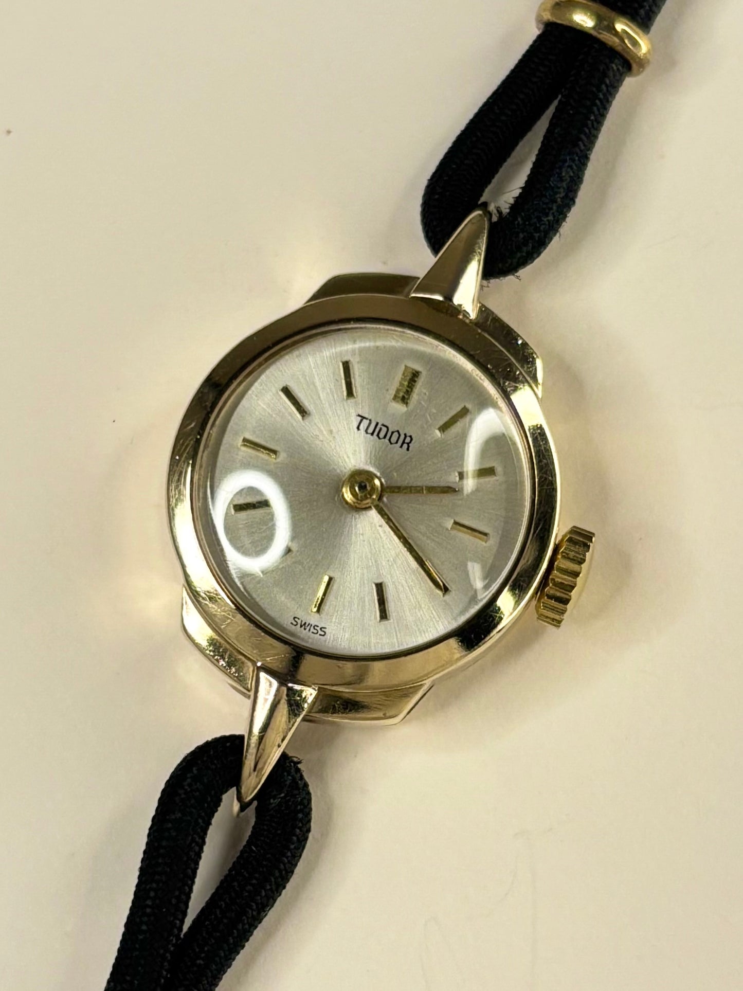 Tudor 9ct Gold Ladies Vintage 1950’s Manual Cocktail Watch