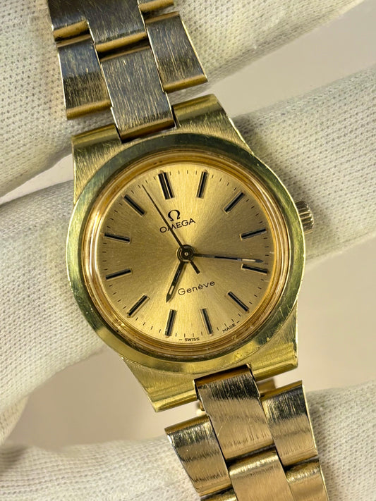 OMEGA Geneve Ladies Vintage 1970’s Manual Gold Watch - 535.0038