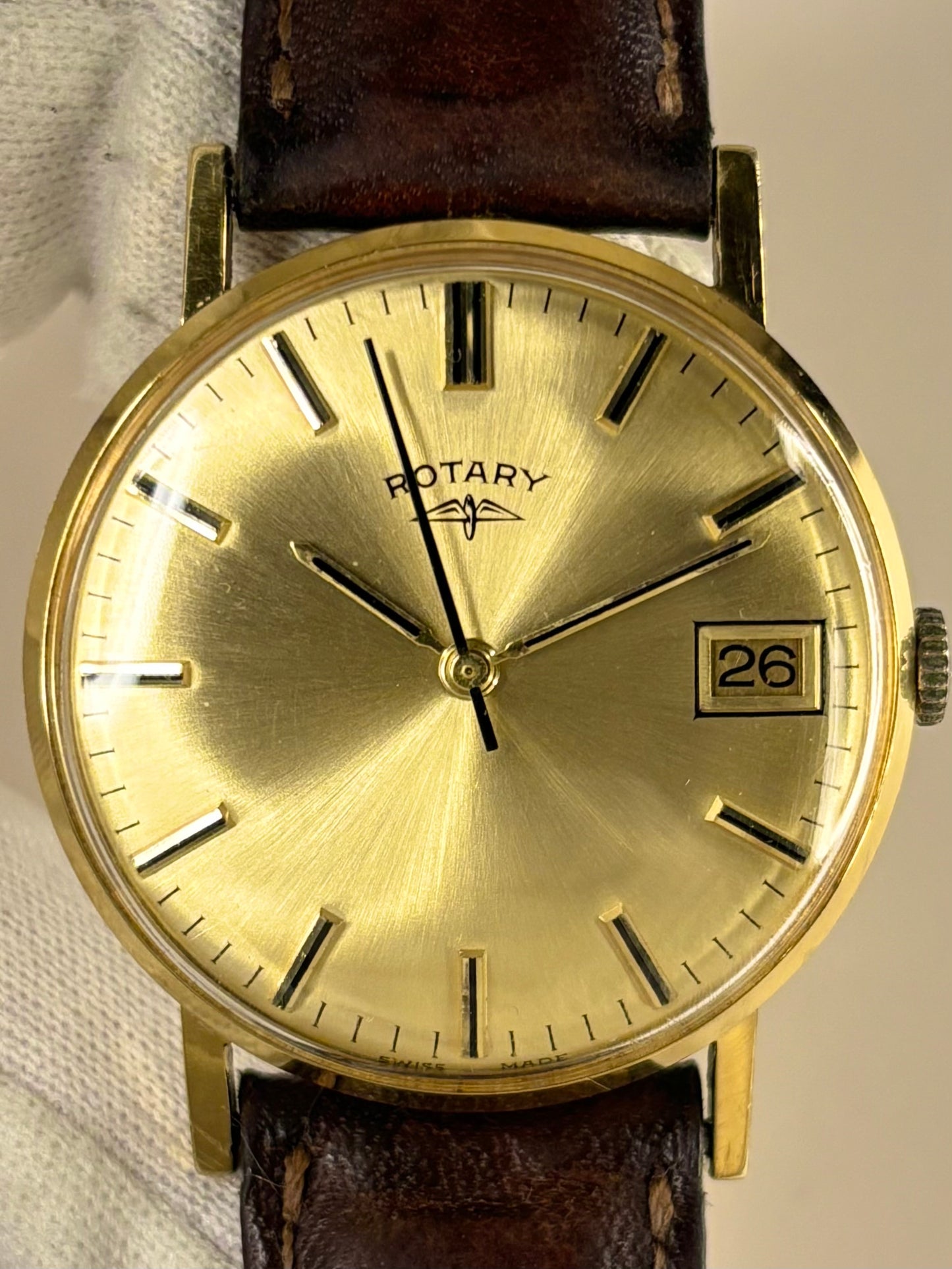 Rotary Vintage 1960’s Men’s Manual Date Gold Dress Watch - 225