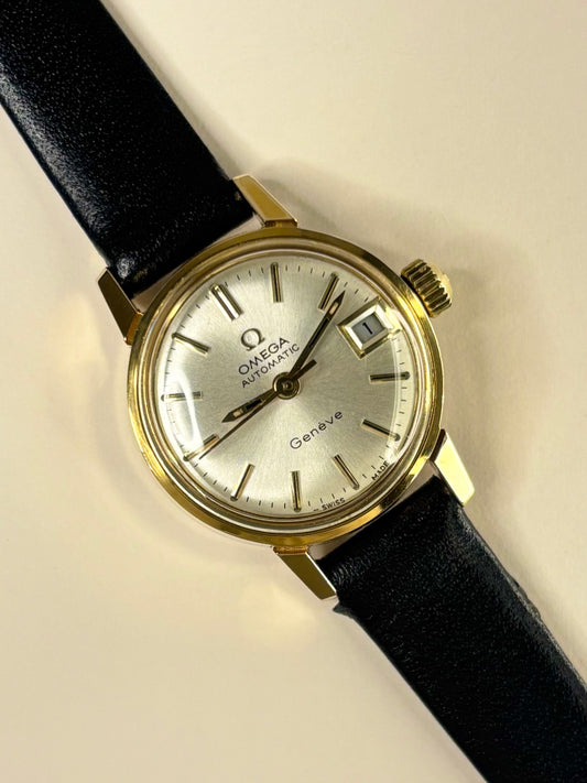 OMEGA Geneve Vintage 1970’s Automatic Date Gold Watch - 566.002