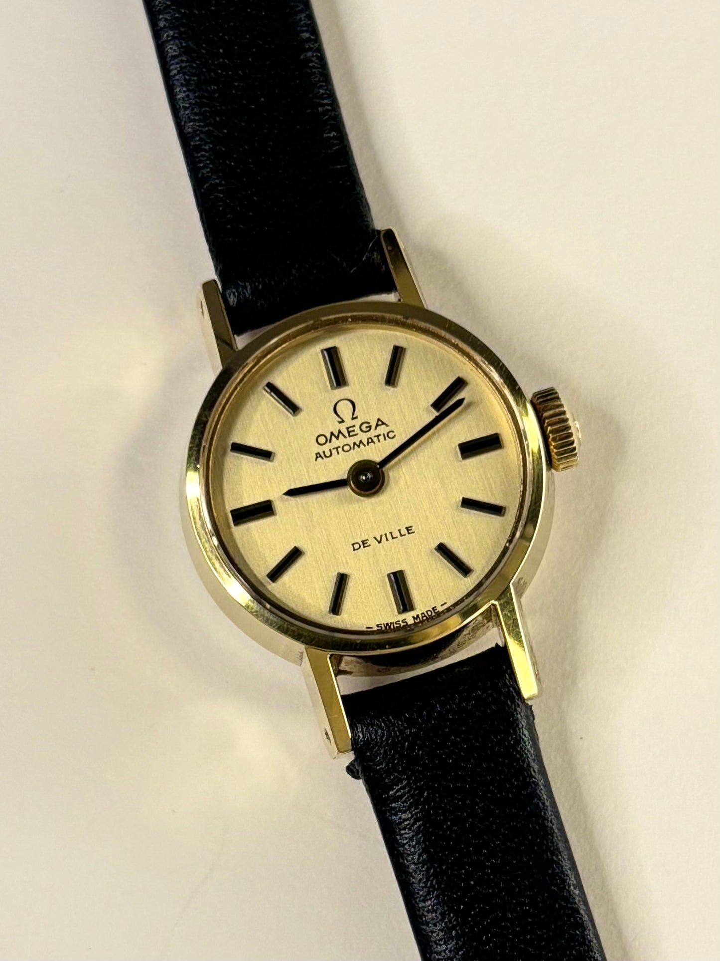 OMEGA De Ville Ladies *+PAPERS* Vintage 1970's Automatic Gold Watch - 551.0057