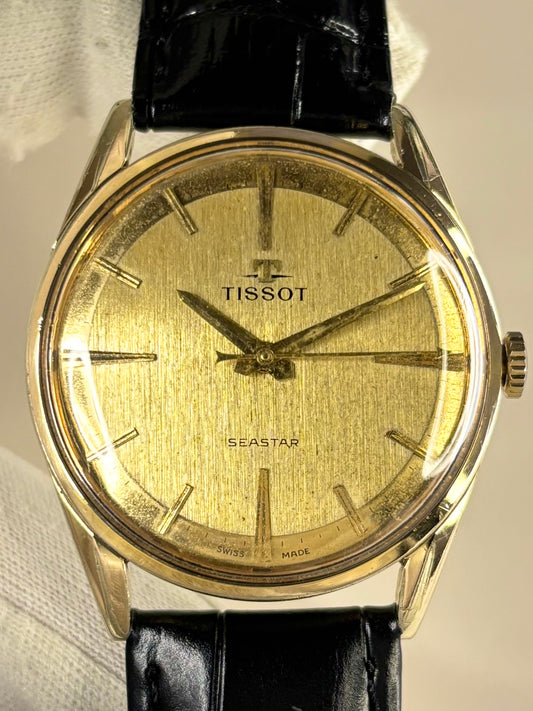 1960s Tissot manual wind men’s watch calibre 781 gold dial