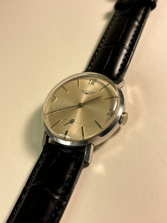 Longines Stainless Steel Sub-Seconds Manual Watch 30L