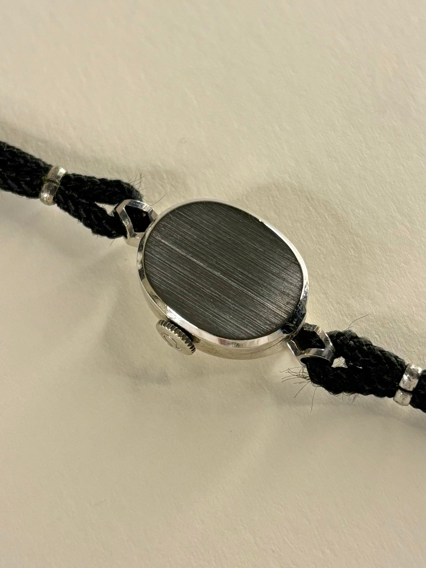 Omega 14K White Gold Ladies Vintage 1960’s Art Deco Manual Watch