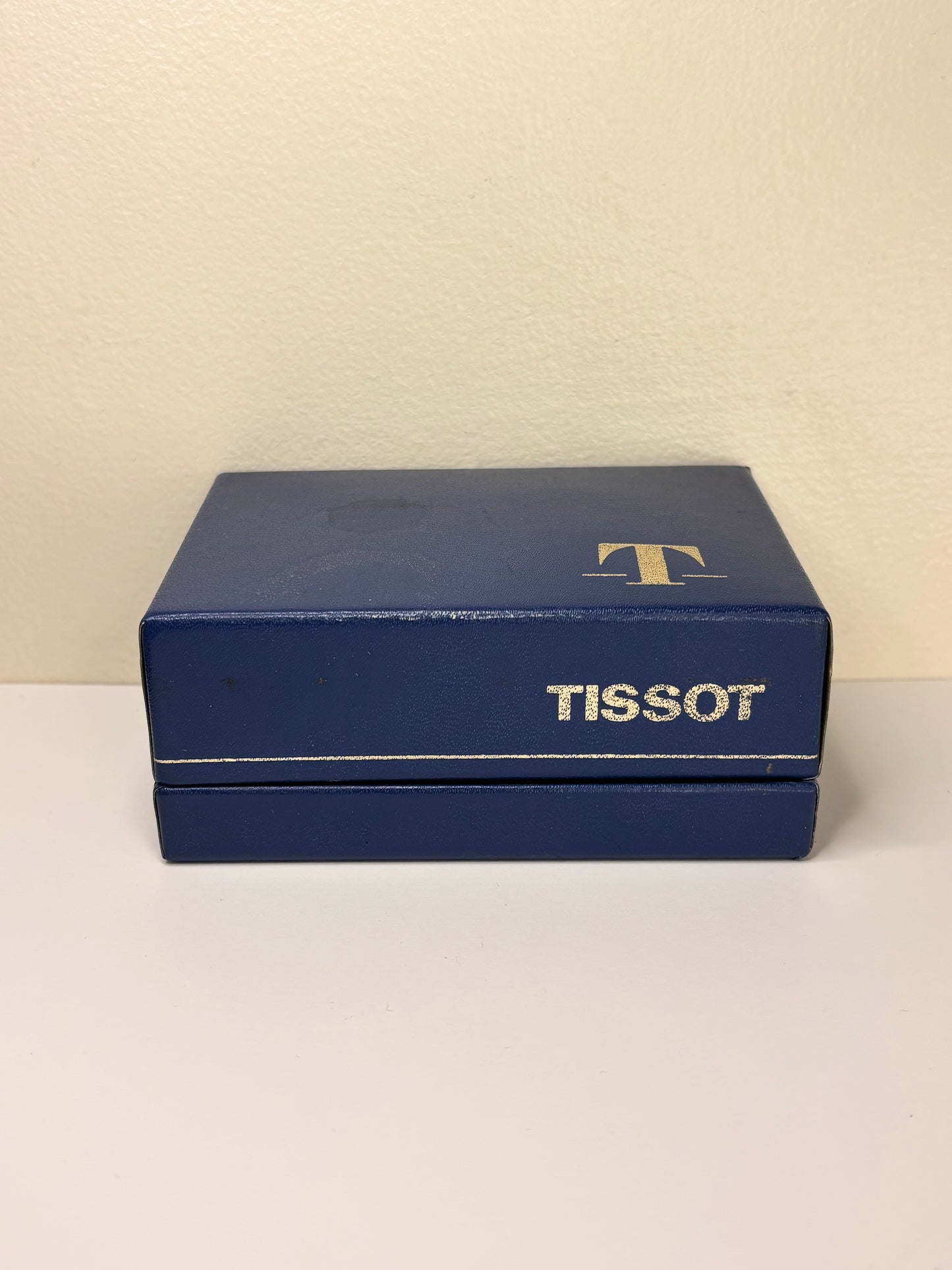 TISSOT Seastar Vintage 1970’s *+BOX* Men’s Automatic Blue Dial Date Silver Watch