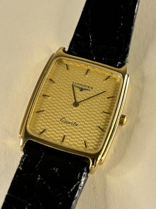 Longines Quartz Vintage 1990’s Men’s Gold Tank Watch - 7027 1