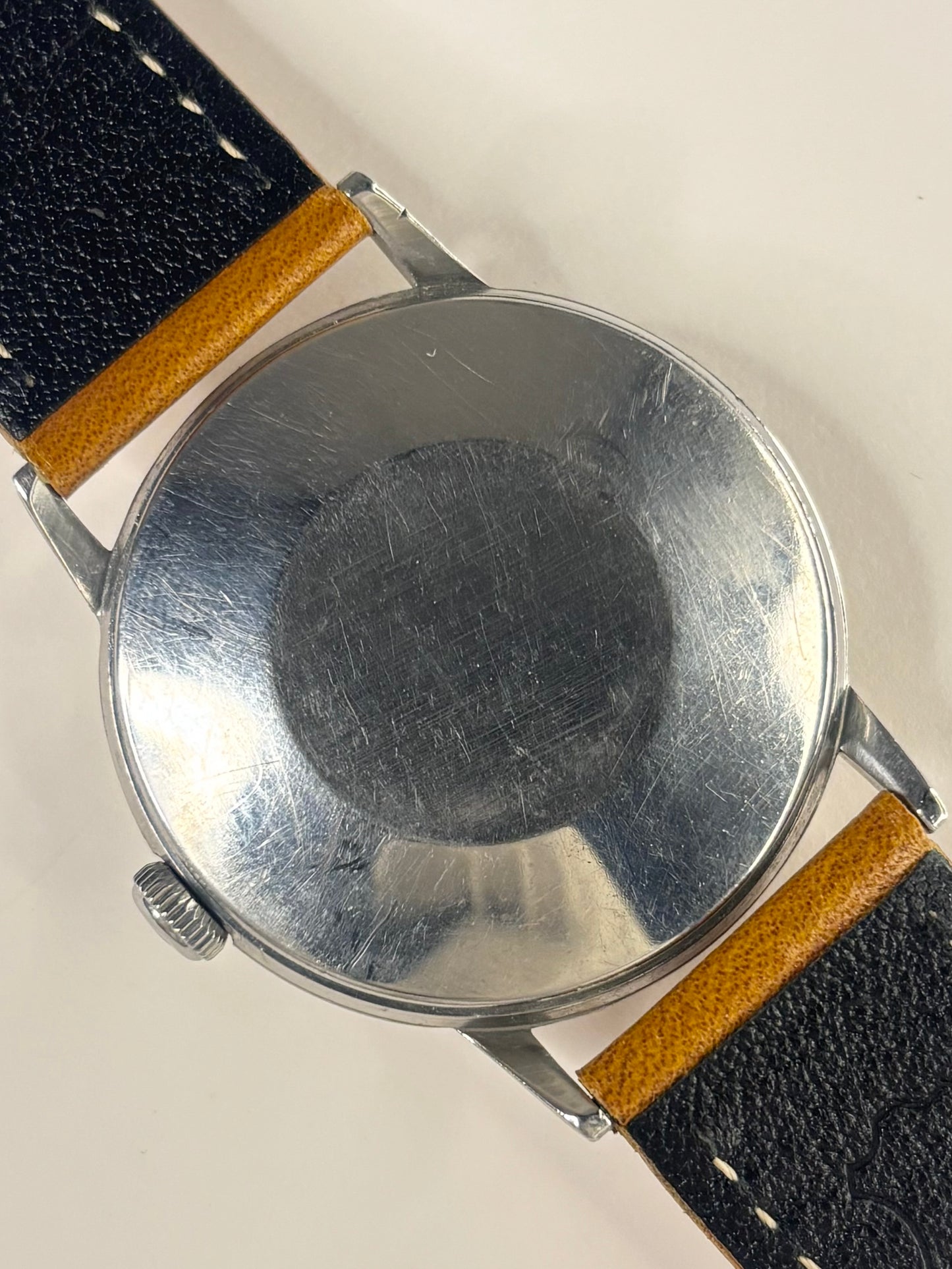 SMITHS Astral Vintage Tropical Dial 1960’s Men’s Manual Silver Dress Watch