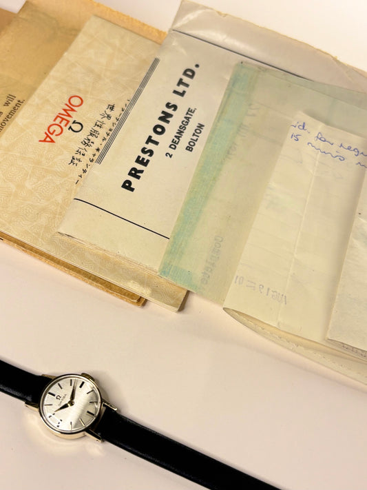 Authentic 1960s Omega ladies’ vintage timekeeper with original papers 511.5032