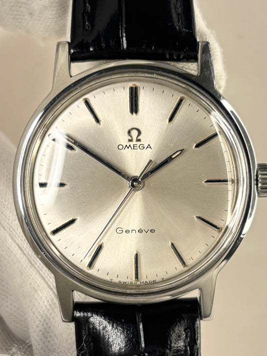 1970 Omega Genève manual wind men’s watch cal. 601, ref. 166.0169, stainless steel case