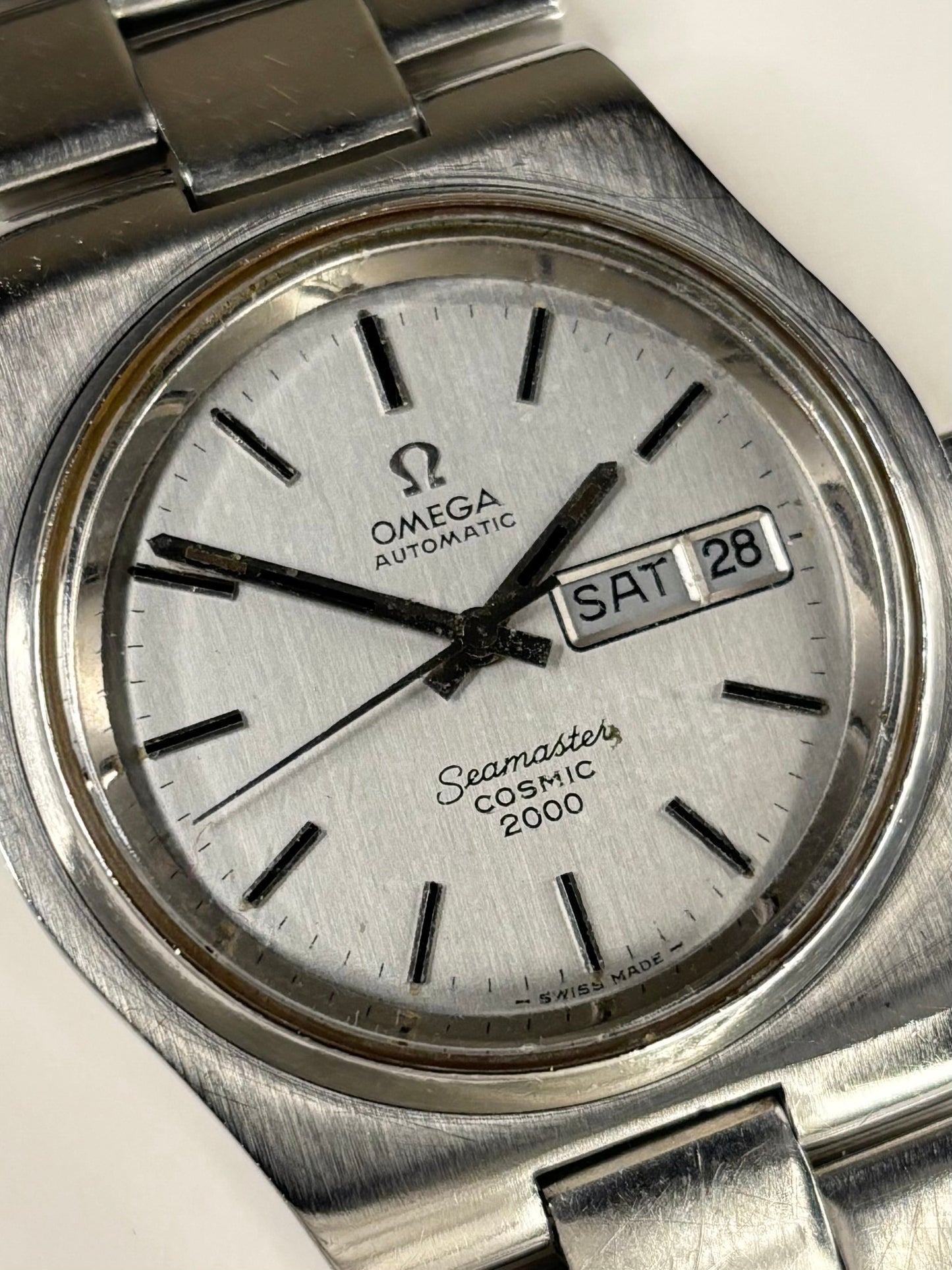 Omega Seamaster Cosmic 2000 Ref. 166.136 1972 men’s watch powered by serviced Swiss automatic movement