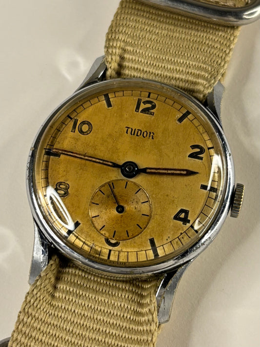 Tudor Vintage 1940’s Men’s Manual Copper Stainless Steel Watch - 768