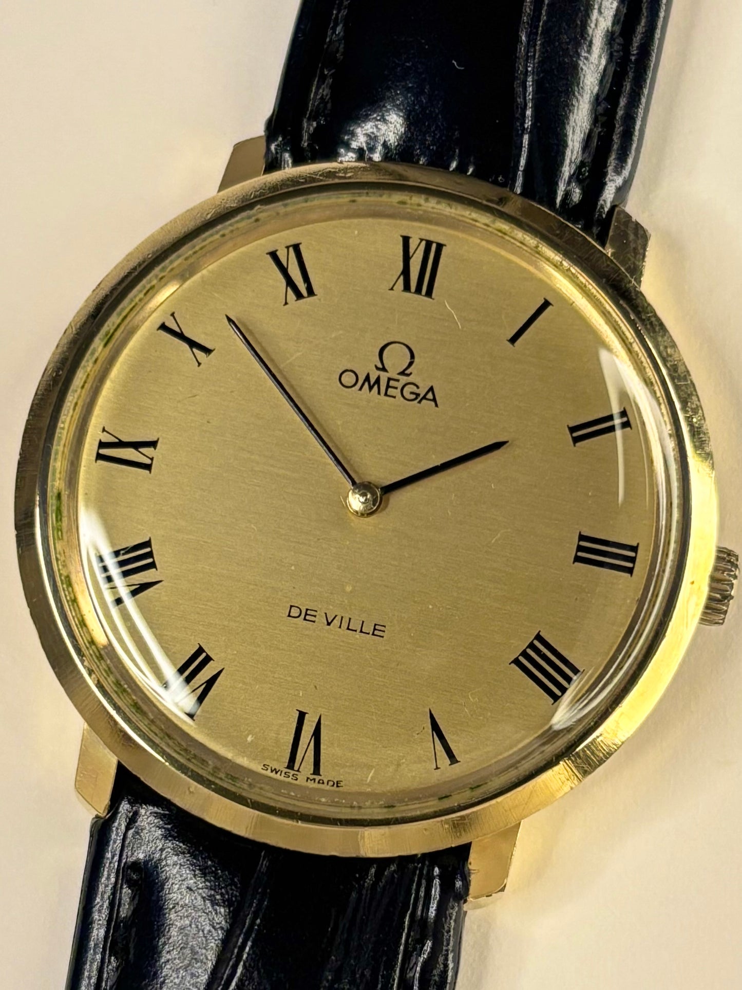 OMEGA De Ville Vintage 1970’s Men’s Manual Gold Dress Watch - 111.077