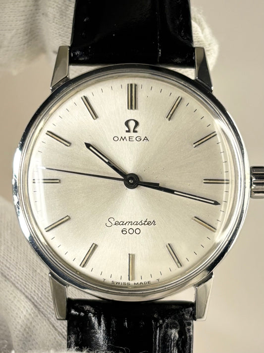 Vintage Omega Seamaster 600 manual wind men’s watch 1966 stainless steel