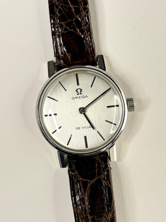 OMEGA De Ville Ladies Vintage 1970’s Manual Silver Dress Watch