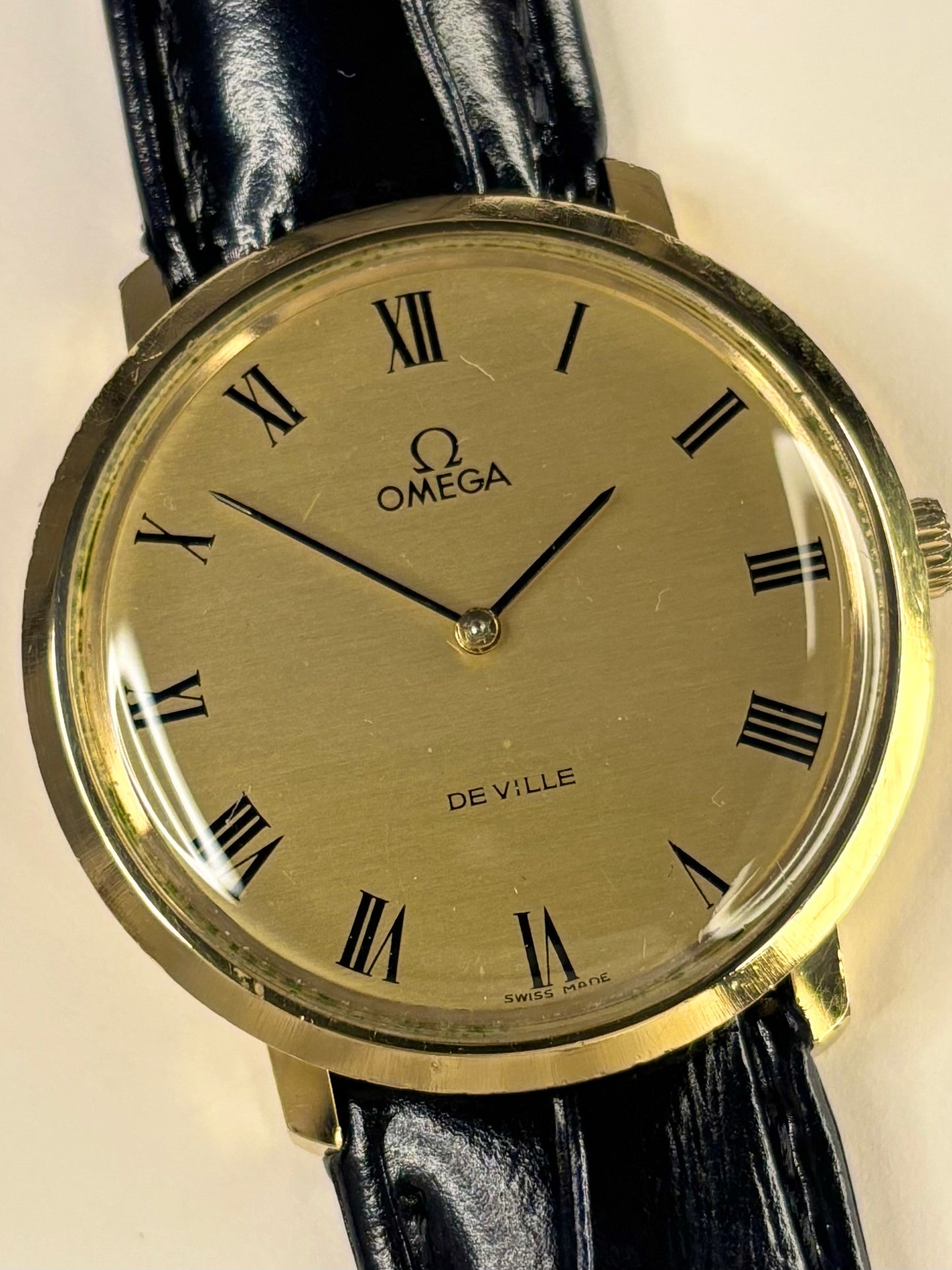 OMEGA De Ville Vintage 1970’s Men’s Manual Gold Dress Watch - 111.077