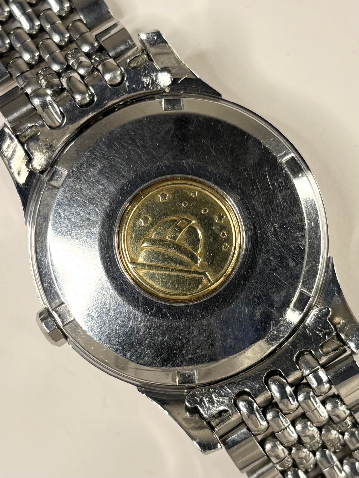 OMEGA Constellation *BOXED* Crosshair Vintage 1950’s Men’s Automatic Chronometer Silver Watch - 14381