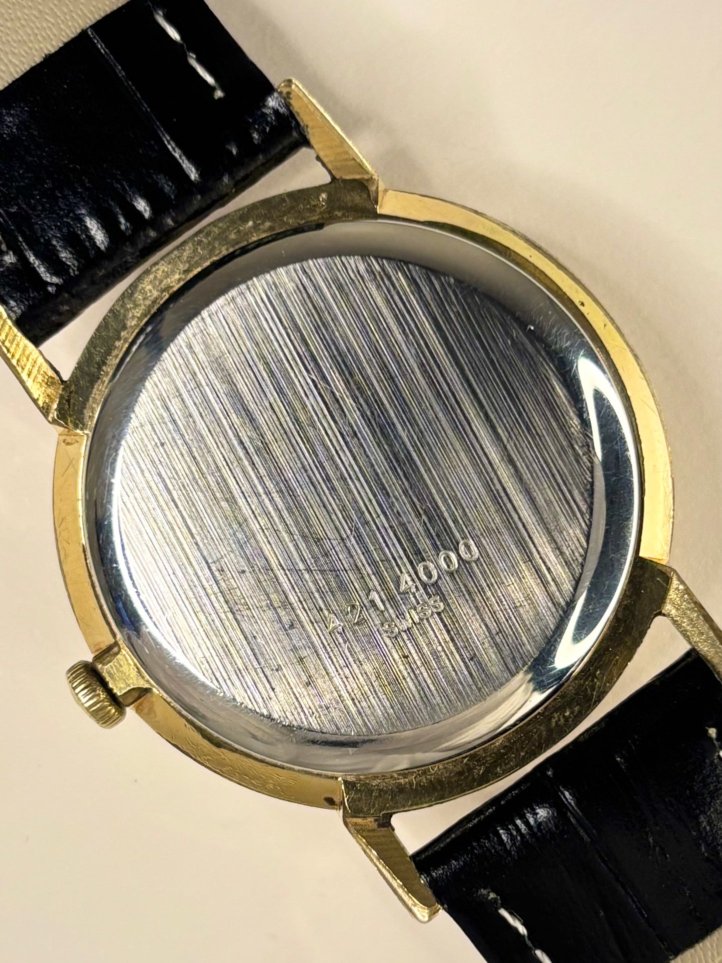 Rotary Vintage 1960’s Men’s Manual Sunburst Dial Date Gold Dress Watch - 421