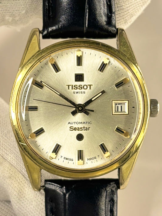 TISSOT Seastar Vintage 1970’s Men’s Automatic Date Gold Dress Watch