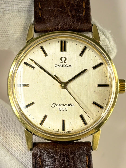 OMEGA Seamaster 600 Vintage 1960’s Men’s Manual Gold Dress Watch - 135.011 - Cal. 601