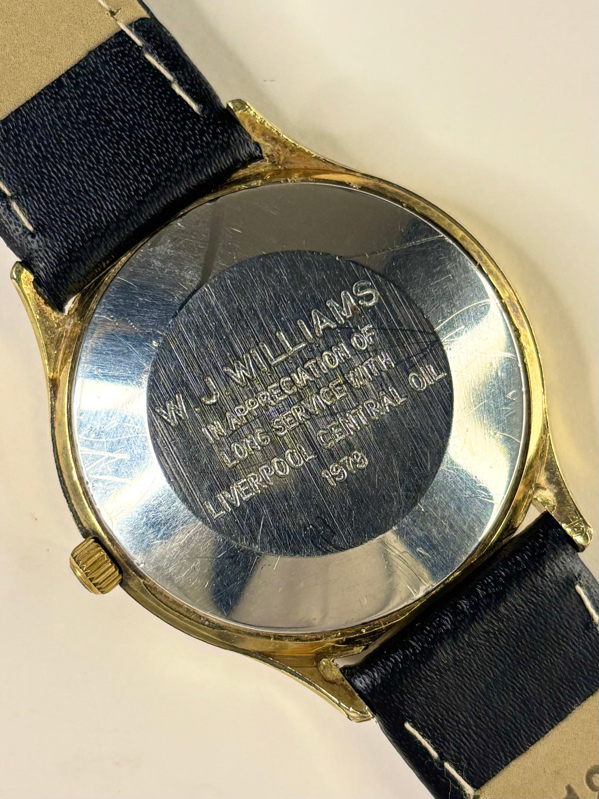 OMEGA De Ville Vintage 1970’s Men’s Date Gold Dress Watch