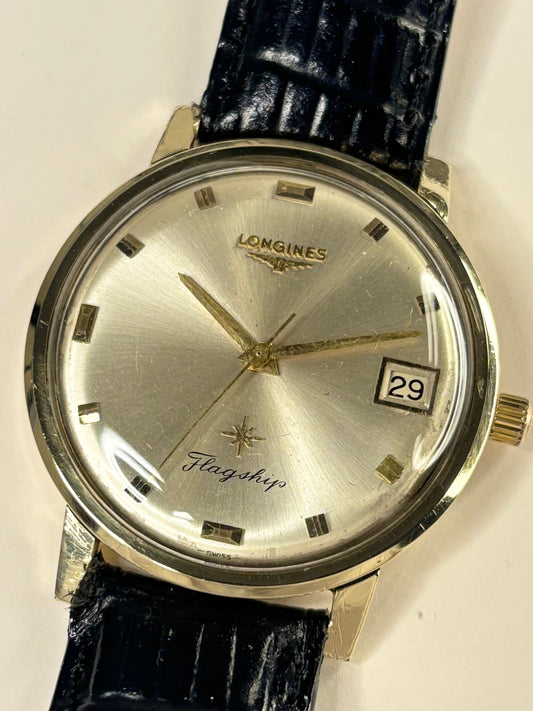 Longines Flagship 1966 vintage men’s timepiece manual wind authentic