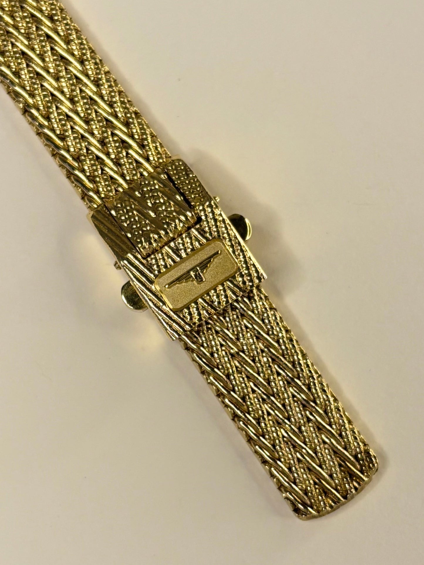Longines vintage ladies gold-plated watch, quartz movement L961.2, with repaired presentation box