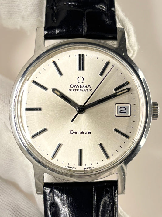 1972 Omega Genève automatic men’s dress watch cal. 1012, ref. 166.0163, stainless steel case