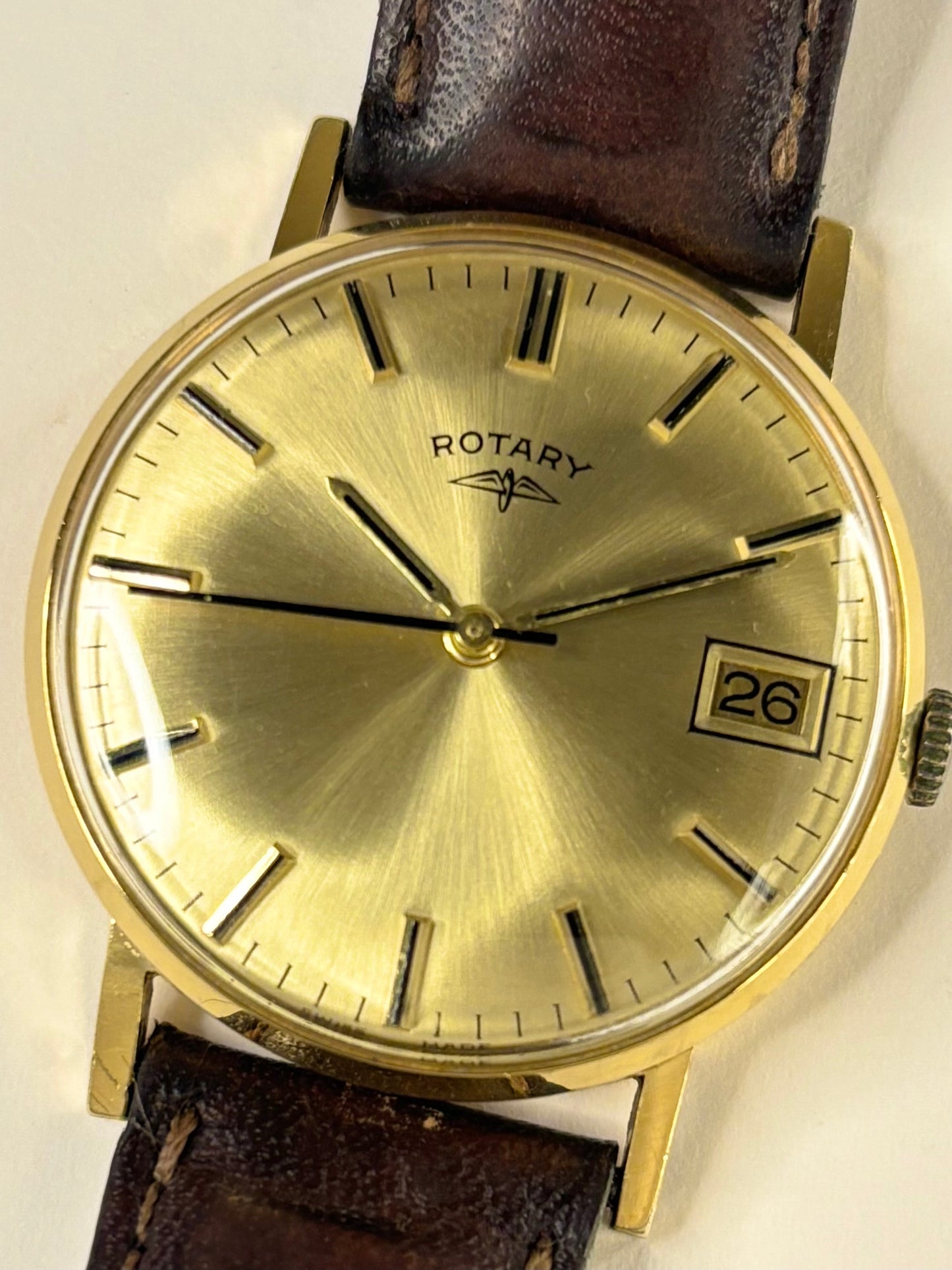 Rotary Vintage 1960’s Men’s Manual Date Gold Dress Watch - 225