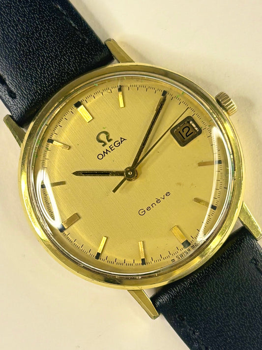 OMEGA Geneve Vintage 1960’s Men’s Manual Gold Dress Watch - 132.019