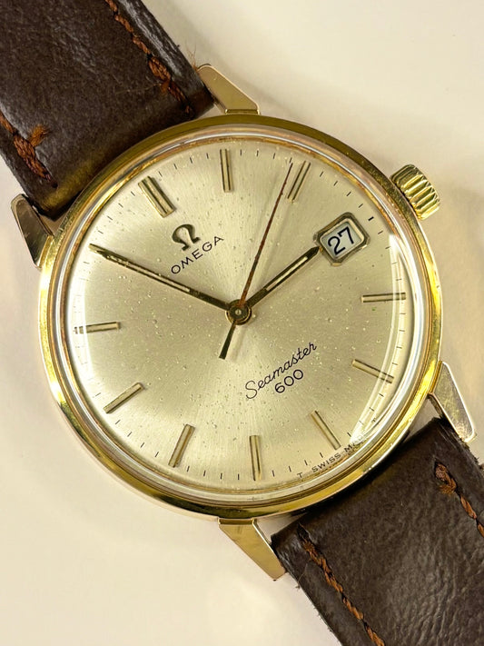 OMEGA Seamaster 600 Vintage 1960’s Men’s Manual Date Gold Dress Watch - 136.011