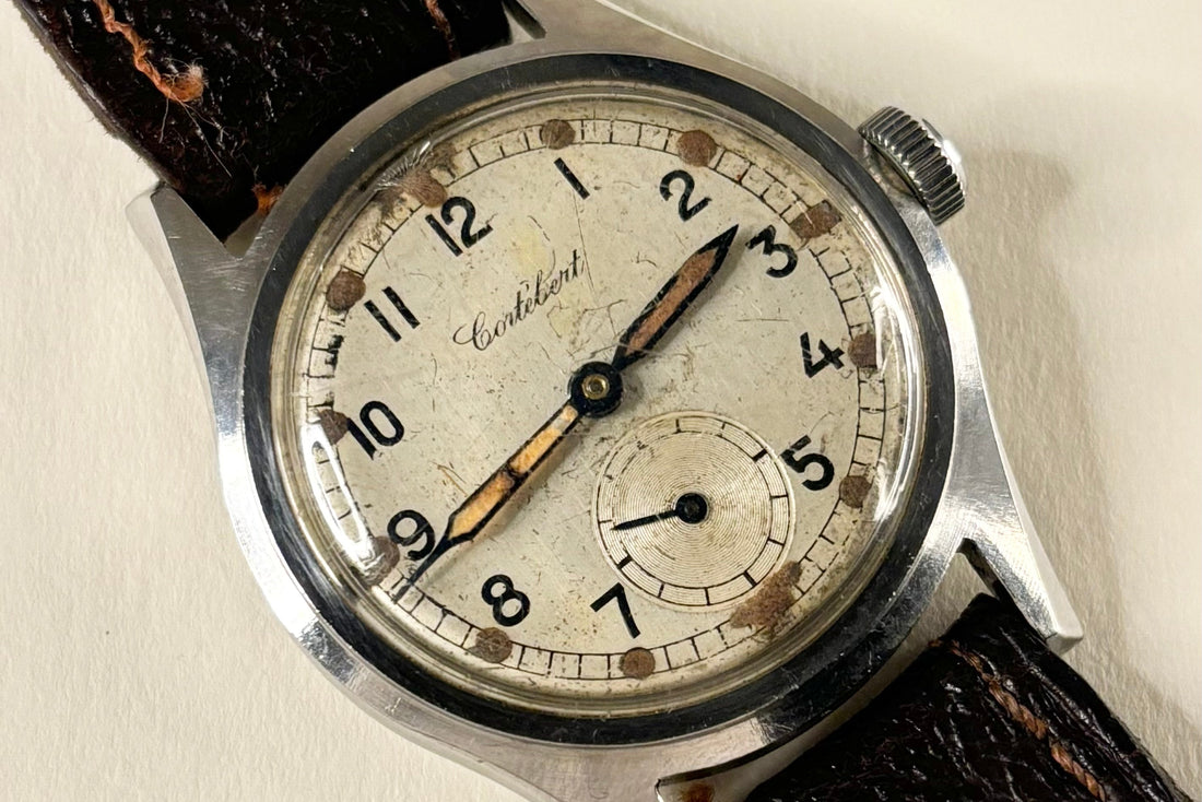 cortebert ww2 British military vintage watch, ATP markings