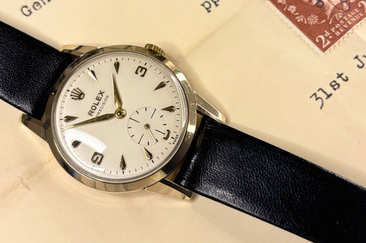 rolex 1950s precision watch with papers 