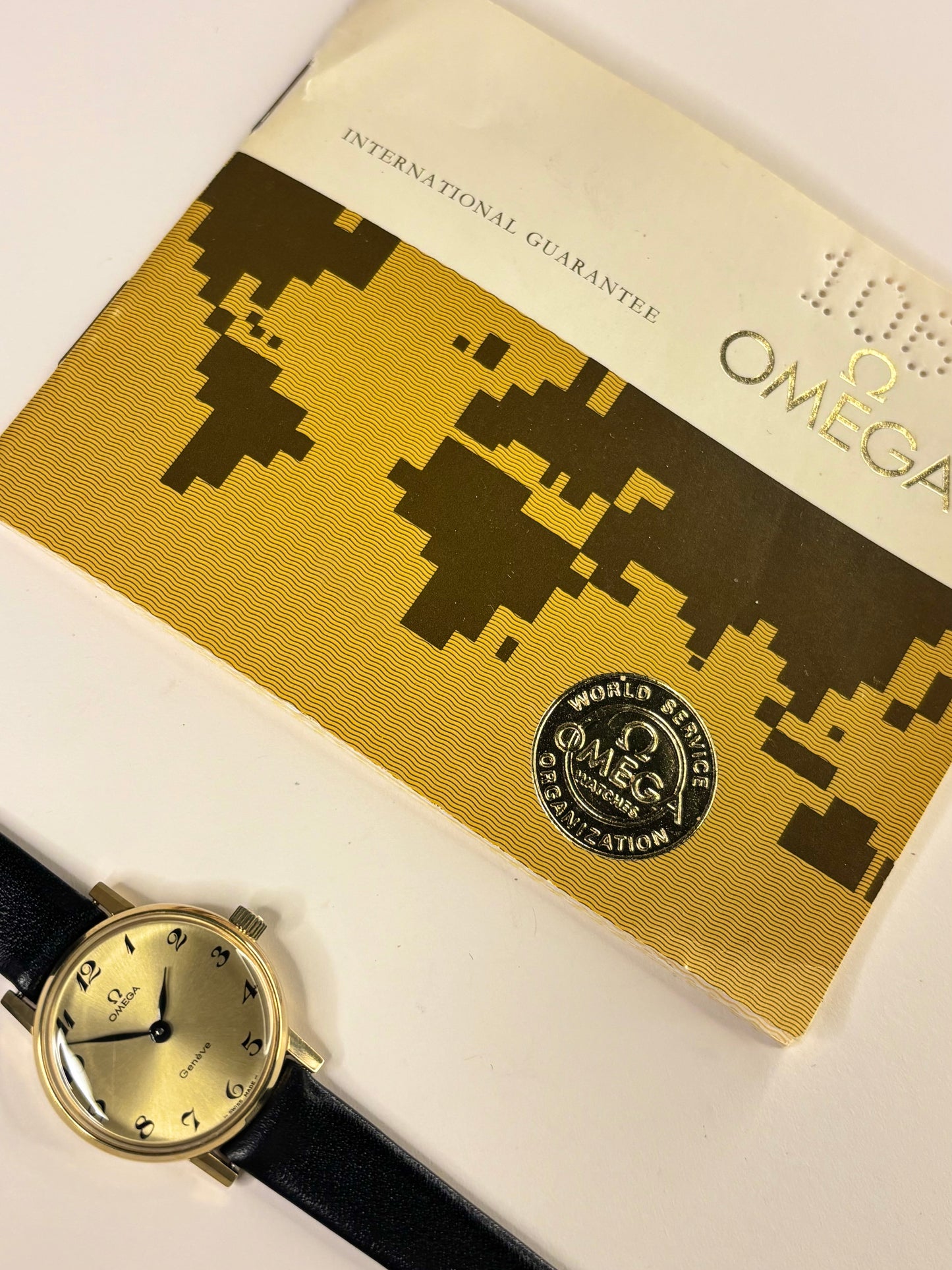 Vintage Omega Geneve ref. 511.0457 manual timepiece – c.1978 ladies' gold-plated dress watch with gold-toned dial, in great condition with only minor age-appropriate marks, complete with original papers.