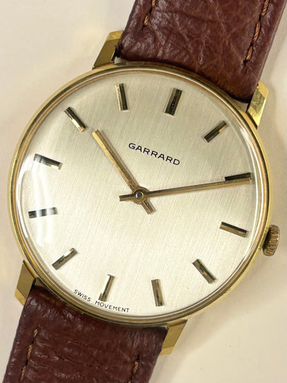 GARRARD Vintage 1970’s Men’s Manual Gold Dress Watch