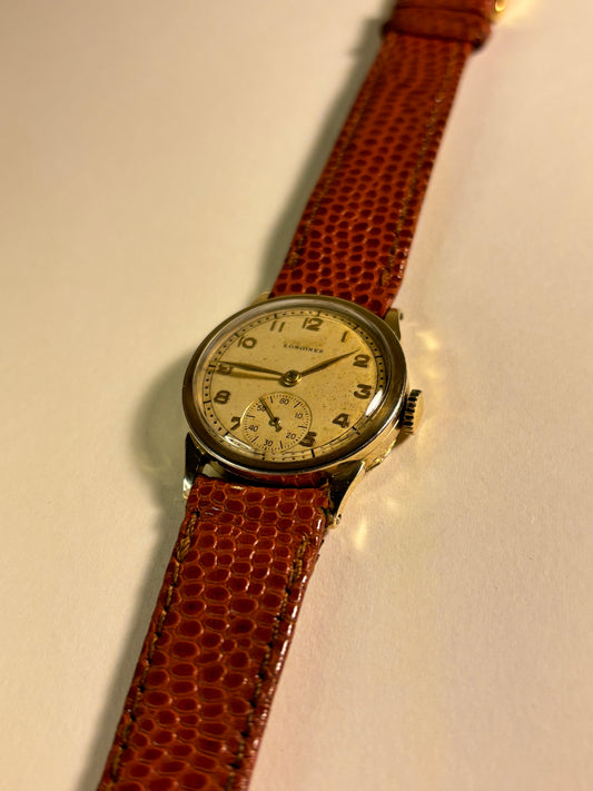 Longines Men’s 1940's 10ct Gold Filled Manual Sub-Second Watch Cal. 10L