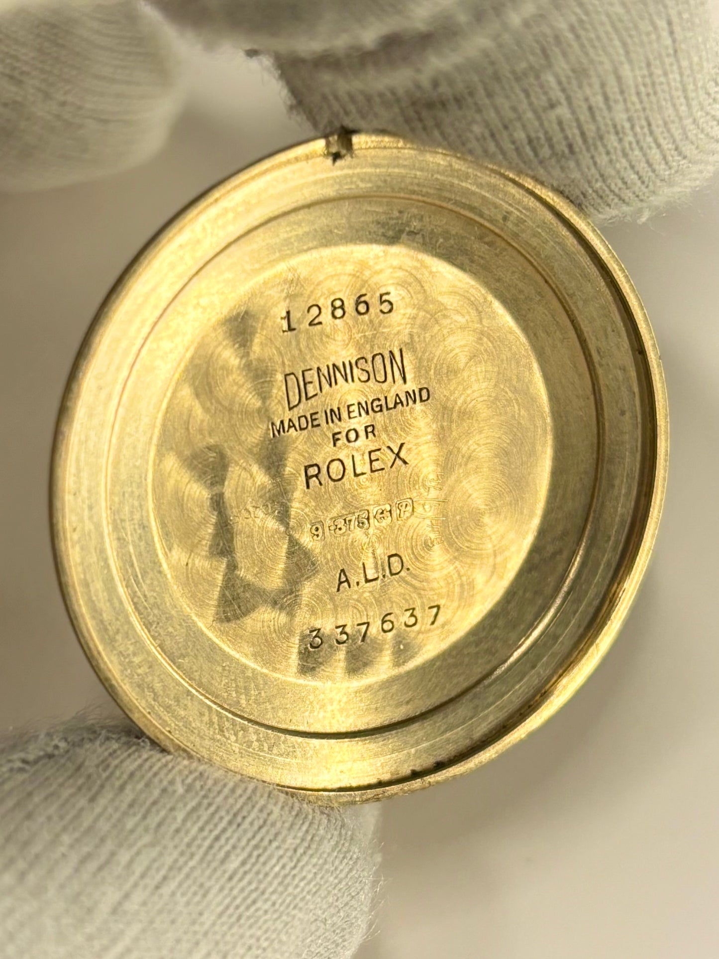 ROLEX Precision 9ct Gold *+BOX* Vintage 1950’s Men’s Manual Dress Watch - 12865