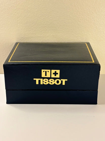 Tissot Seastar *BOX&PAPERS* Vintage 1980’s Men’s Quartz Date Gold Dress Watch