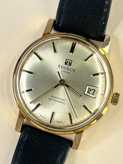 TISSOT Seastar Vintage 1970’s *+BOX&PAPERS* Men’s Automatic Gold Dress Watch