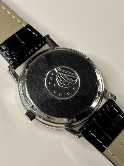 Caseback of Omega Constellation 1960s Ref. 168.018 automatic stainless steel watch