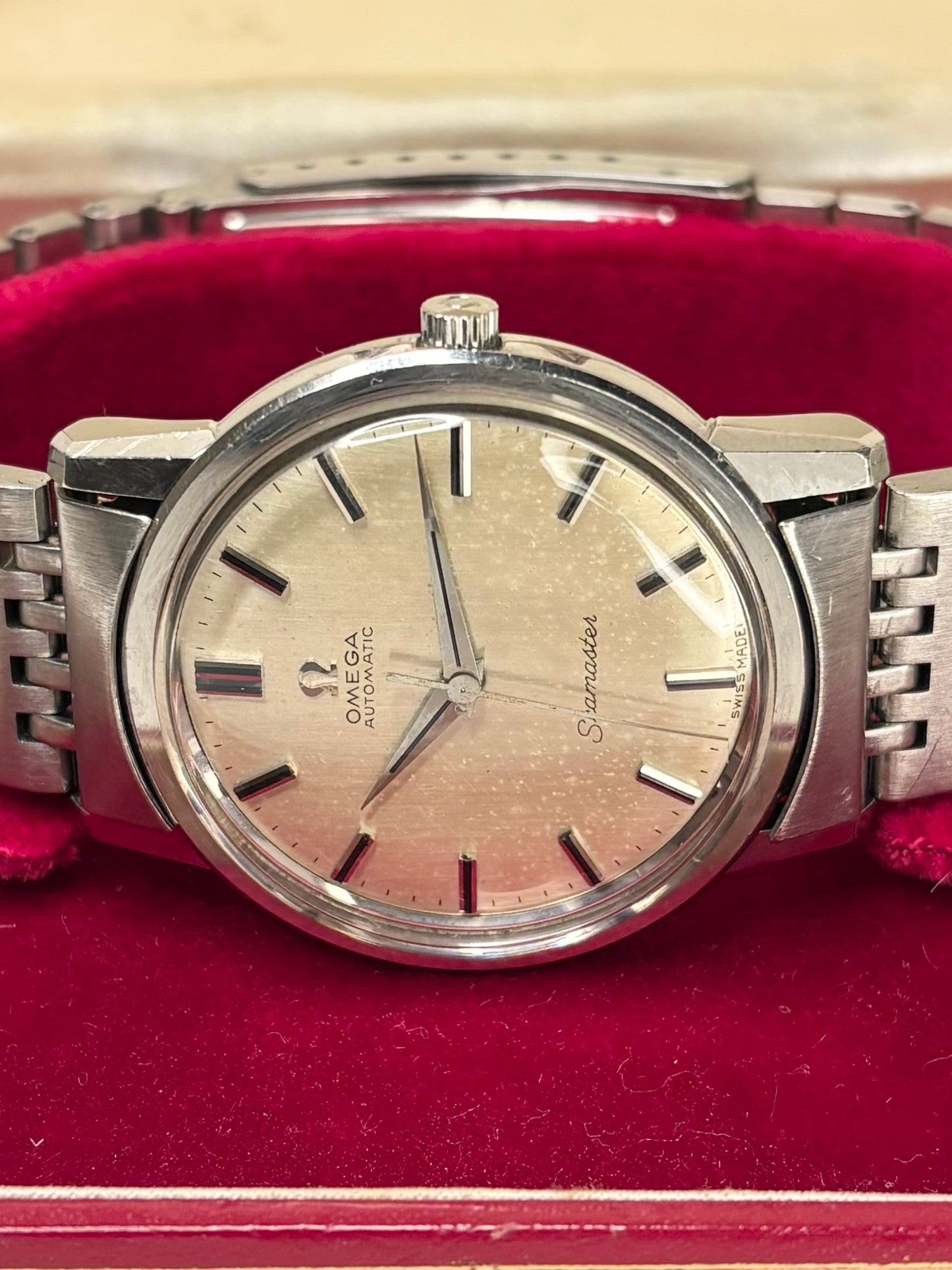 OMEGA Seamaster Vintage *+BOX* 1960’s Men’s Automatic Silver Watch - 165.003