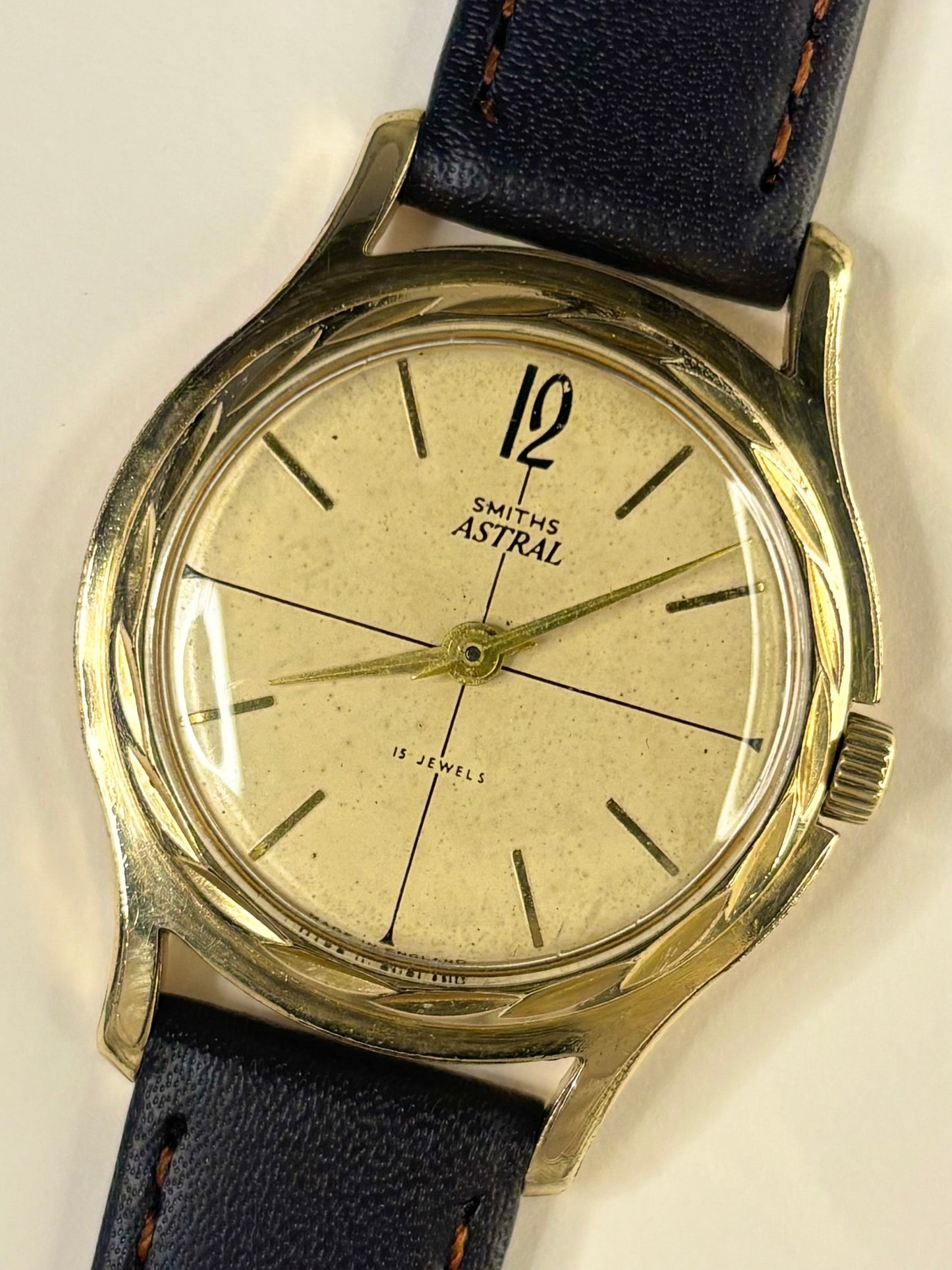 SMITHS Astral Vintage 1960’s Men’s Manual Gold Dress Watch