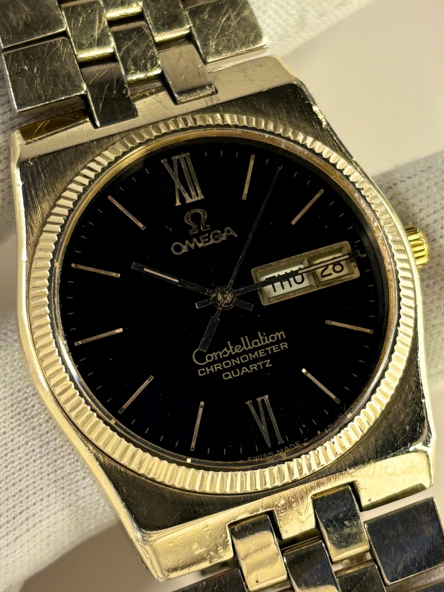 OMEGA Constellation 10K Gold Filled *RARE* Vintage 1970’s Men’s Day Date Watch - 198.0118